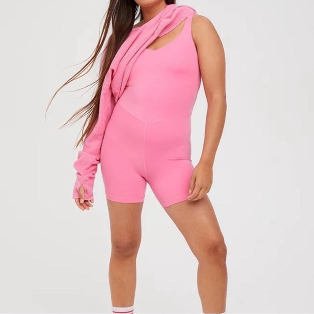 OFFLINE by aerie Real Me Low Key 5” Romper